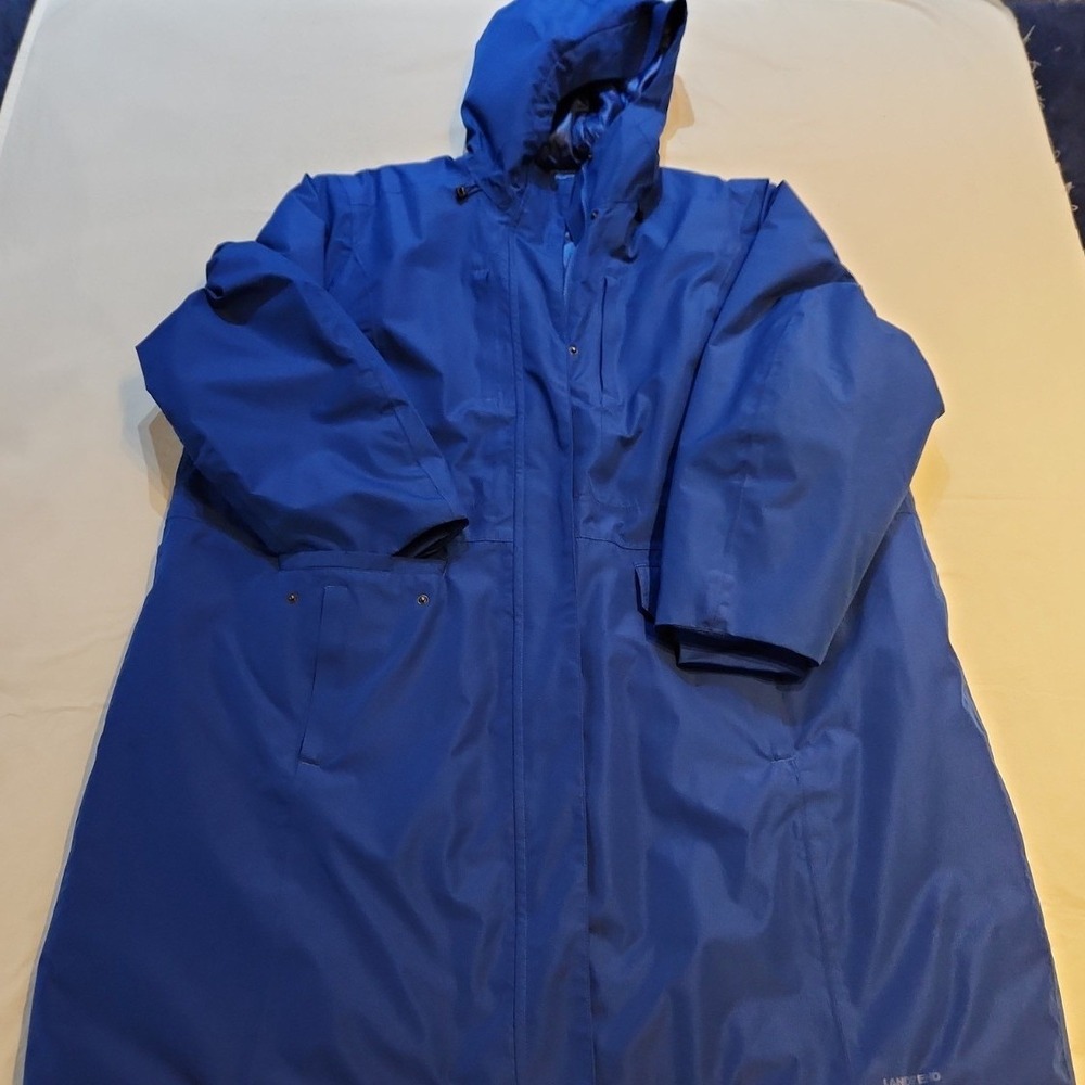 Lands End Ladies Winter Jacket Bright Blue Size 3X